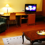 Saunallisen sviitin oleskelualue