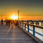 Auringonlasku Palangassa