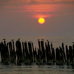 Auringonlasku Palangassa