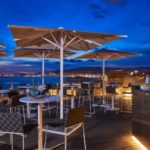 Kattoterassi illalla, Melia Palma Bay, Mallorca