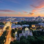 Maisema hotellin katolta