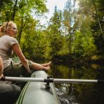 Melomassa Gaujan joella kansallispuistossa