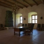 Bauskan linnan sisätiloja