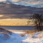 Pärnun ranta talvella