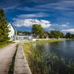 Kesäinen Haapsalun rantapromenadi