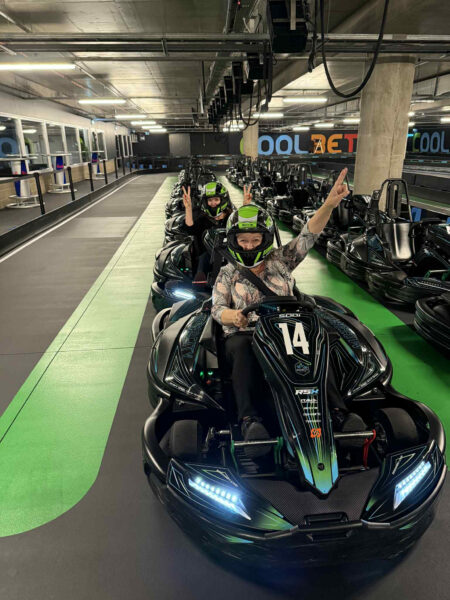 Vauhtia päivää Karting radalla