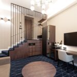 Superior-sviitin oleskelutila, Mövenpick Hotel Tallinn