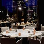 Ravintolasali on tyylikäs