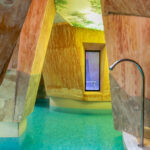 Viiking Span allasosasto. Ikkuna lumisaunaan