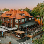 Villa Wesset hotelli kuvattuna ylhäältä päin