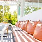 Hotellin terassi-alue