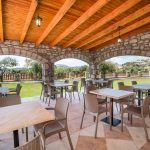 Hotellin ravintolan terassi