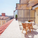 Näkymä terassilta kauounkiin