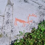 Kalliomaalaus Altan ulkoilmamuseossa