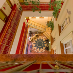 Koristeellinen lattia ylhäältä kuvattuna