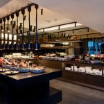 Ravintola Alleen buffetaamiaisen tarjontaa