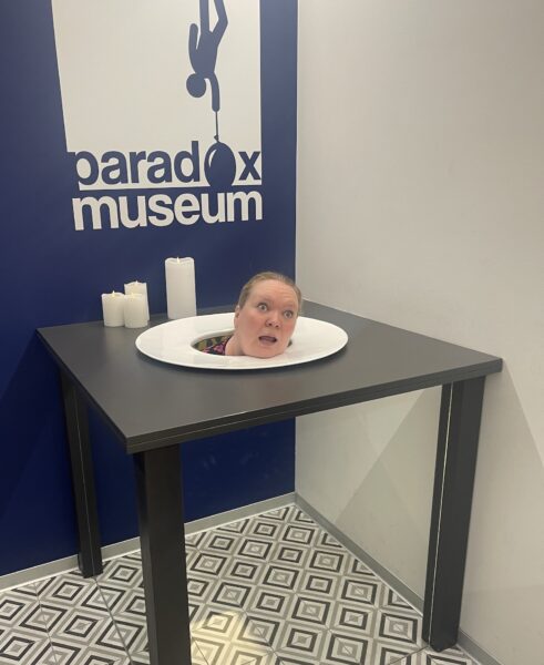 Paradox-museo oli täynnä riemua