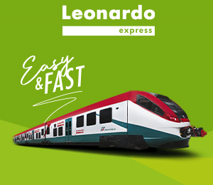 Fiumicinon kentältä junalla keskustaan