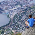 Näkymä Bergeniin Ulriken vuorelta