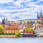 Näkymä Prahaan joelta.