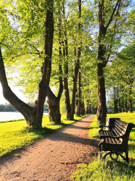 Pesistä Suomen ehkä kauneimmalla kentällä