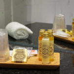 Kylpyhuoneen hygieniatuotteita