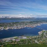 Näkymä Fløya-vuorelta Tromssaan