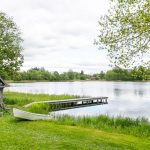 Järvimaisemakuvaa kesällä