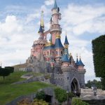 Prinsessa Ruususen linna Disneylandissa