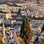 Näkymä Ateenaan Likavittos-kukkulalta