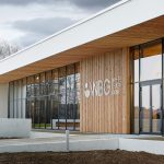 Klubitalo ulkoa päin kuvattuna