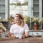 Kahvitauko Rosendalin linnan puutarhassa Tukholmassa