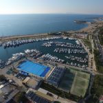 Ilmakuva Glyfadan satamasta Kreikassa