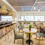 Hotellin viihtyisä ravintola