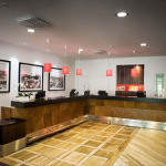 Hotellin vastaanottoaula