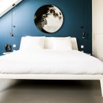 Double –huoneessa on sininen teema