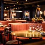 Green Room ravintolan salissa on tunnelmaa