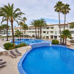 Allas- ja puutarha-alue, Hoposa Villaconcha Aparthotel, Mallorca