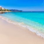 Cala Millorin hiekkaranta Mallorcalla