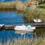 Vuokraveneitä EIX Lagotel hotellin viereisellä järvellä Mallorcalla