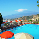 Villa Diodoron allasalueen näkymät