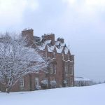 Cringletie House Hotel talvella