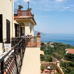 Näkymä hotellilta merelle