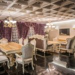 Caesar-sviitissä on hulppea sisustus.