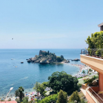 Näkymä hotellilta merelle