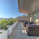 Hotellin kattoterassilta on upeat näkymät