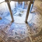 Antiikin roomalainen kylpylä Piazza Armerinassa, Sisiliassa.