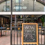 Hotellin ravintolan terassi