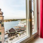 Näköala osasta huoneista