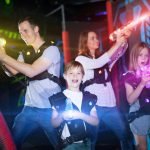 Laserpeliä perheen kesken